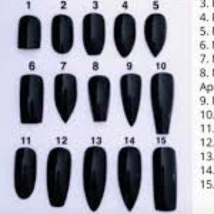 Shapes of Nails to Chose From